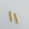 18k Tight Curb Earrings 4.0g