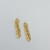 18k Tight Curb Earrings 4.0g