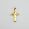18K Gold 3D Cross Pendent 5.6g