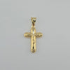 18K Gold 3D Cross Pendent 5.6g