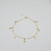18k 1Winged Butterfly Anklet 1.9g
