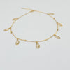 18k 1Winged Butterfly Anklet 1.9g
