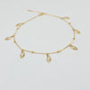 18k 1Winged Butterfly Anklet 1.9g