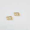 18k Ship Earrings 3.6g