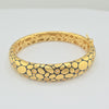 18k Rocky Bangle 28.2g
