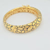18k Rocky Bangle 28.2g