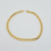 18k Small Curb 4mm Bracelet 6g