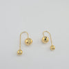 18k Disco Ball Earrings 4.3g