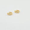 18k Snow Flakes Earrings 1g
