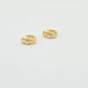 18k Snow Flakes Earrings 1g