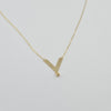 18k V Necklace 0.90g