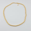18k Beaded 4mm Necklace 8.5g