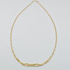18k Figaro Necklace 2g