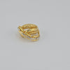 18k 4Stacking S6.75 Ring 4.6g