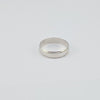 18k White Band S7.25 Ring 3.1g