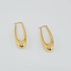 18k Dangling Teardrop Earrings 4.8g