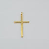18K  Yellow Gold Cross Pendant 2.7g