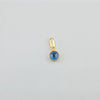 18k Evil Eye Pendant 0.80g