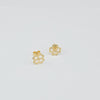 18k 4-Leaf Clover Earrings 1g