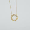 18k Circle Chain Necklace 7.7g