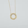 18k Circle Chain Necklace 7.7g