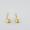 18k Teardrop Earrings 6.7g