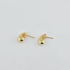 18k Teardrop Earrings 1g