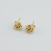18k Knot Earrings 1.5g