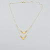 18k 2Layered Heart Necklace 0.90g