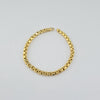 18k Box Chain 4mm Bracelet 11.5g