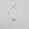 18k Double Ring Bracelet 0.70g