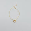 18k Double Ring Bracelet 0.70g