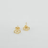 18k 4-Leaf Clover Earrings 1.1g