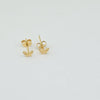 18k Mini Butterfly Earrings 1g