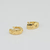 18k V Cut Earrings 1g