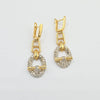 18k Dangling Knot Earrings 5.1g