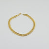 18k Small Curb 5mm Bracelet 4.7g