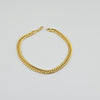 18k Small Curb 5mm Bracelet 4.7g
