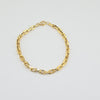18K Gold Linked Bracelet 5.3g