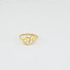 18k Double Heart S6.25 Ring 1.7g