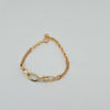 18k Paperclip Bracelet 8.5g