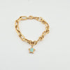 18k Star Chain 8mm Bracelet 15g