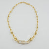 18k Hardwear w/ Crystal Necklace 10.7g