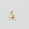 18k Teardrop Pendant 1g