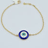 18k Evil Eye Bracelet  4g