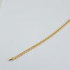18k Small Curb 4mm Bracelet 5.8g