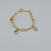 18k Charm 6mm Bracelet 9.1g