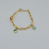 18k Charm 6mm Bracelet 9.1g