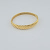18k Multi Row Wave Bangle 13.9g