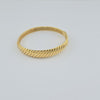 18k Multi Row Wave Bangle 13.9g